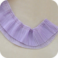 3 Yards of 6.5cm Width Pleat Chiffon Fabric Lace