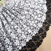 47cm Width Hollow out Daisy Flower Embroidery Lace Fabric by the yard