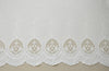 45” Width Bilateral Symmetrical Vintage Cotton Embroidery Fabric by the Yard