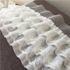 2 Yards of 11cm Width Ruffle 3-Tiered Lace Trim