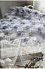130 cm 幅プレミアム花の刺繍チュール レース生地ヤード