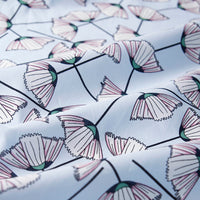 140cm Width x 95cm Length Abstract   Ginkgo biloba Print Cotton Fabric