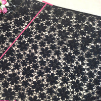 47cm Width Hollow out Daisy Flower Embroidery Lace Fabric by the yard