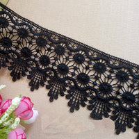 3 Yards of 9cm Width Vintage Embroidery Sewing Lace Embellishment Ribbon