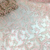 145cm Width x 95cm Length Romantic Branch Flower Embroidery Lace Fabric