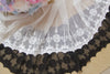 2 Yards of 13cm Gothic Embroidery Lace Fabric Trim