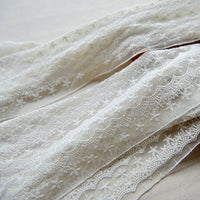 15” Width Premium Embroidery Lace Fabric by the Yard
