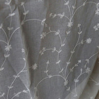 280cm Width Floral Pattern Embroidery Fabric for Curtain Veil by the Yard