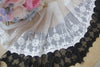 2 Yards of 13cm Gothic Embroidery Lace Fabric Trim