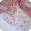 51” Width Premium Fine Vine Floral Embroidery Lace Fabric by The Yard