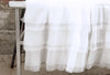 70cm Width Pleated Tiered Skirt Lace Fabric by The Yard