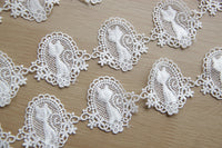 3 Yards of 4.5cm Width Cat in The Mirror Sewing Embellishment Lace Applique