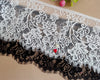 3 Yards of 17cm Width Eyelash Lace Embellishment Fabric Trim