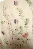 130cm Width Botanical Vine Floral Embroidery Lace Fabric by the Yard