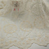 130cm Width Vintage Daisy Geometric Flower Pattern Embroidery  Lace Fabric by the Yard