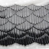 27cm Width x 300cm Length Feather-like Eyelash Embroidery Lace Fabric Trim