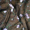 150cm Width x 1 Yard Length Premium Vivid Floral Branch Pattern Embroidery Organza Lace Fabric