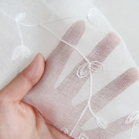 280cm Width Floral Pattern Embroidery Fabric for Curtain Veil by the Yard
