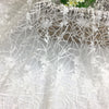 130cm Width x 90cm Length Premium Designer Embroidery Lace Fabric Wedding Lace Fabric