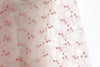57” Width Organza Leaf Floral Embroidery Lace Fabric by The Yard
