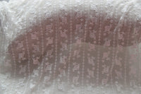 51 inches Width Premium Trickling Rose Embroidery Lace Fabric by The Yard