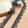 4 Yards of 2.5cm Width Vintage Floral Embroidery Lace Trim Sewing Embellishment