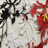 55cm  x 17cm Vine Butterfly Floral Embroidery Lace Emblem Lace applique