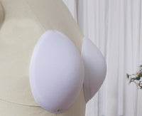 6 Pairs of High-grade Sponge Wedding Bridal Dress Chest Pad Swimsuit Bralette Pad Insert Chest Pad Bra Pad