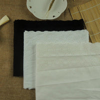 2 Yards of 18cm Width Floral Embroidery Cotton Eyelet Fabric Trim
