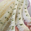 3 Yards of 5cm Width Cutie 3D Floral Embroidery Lace Fabric Trim with Fabric Embellishment