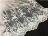 Premium Branch Flower Cotton Embroidery Lace Fabric by The Yard (105cm Width