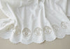 45” Width Bilateral Symmetrical Vintage Cotton Embroidery Fabric by the Yard