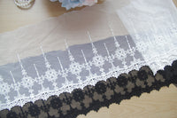 2 Yards of 13cm Gothic Embroidery Lace Fabric Trim