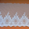 3 Yards of 23cm Width Vintage Floral Embroidery Sewing Lace Trim