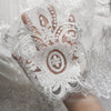 133cm Width x 95cm Length Premium Eyelash and Vine Floral Embroidery Bridal Wedding Lace Fabric