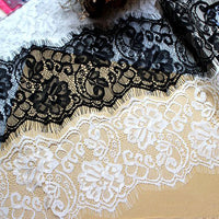 3 Yards of 13.5cm Width Premium Eyelash Lace Trim