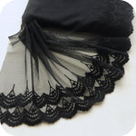 5 Yards of 20cm Width Vintage Pattern Embroidery Lace Fabric Trim