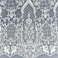 51” Width Classical European Style Wedding Lace Bridal Veil Lace Fabric by the Yard