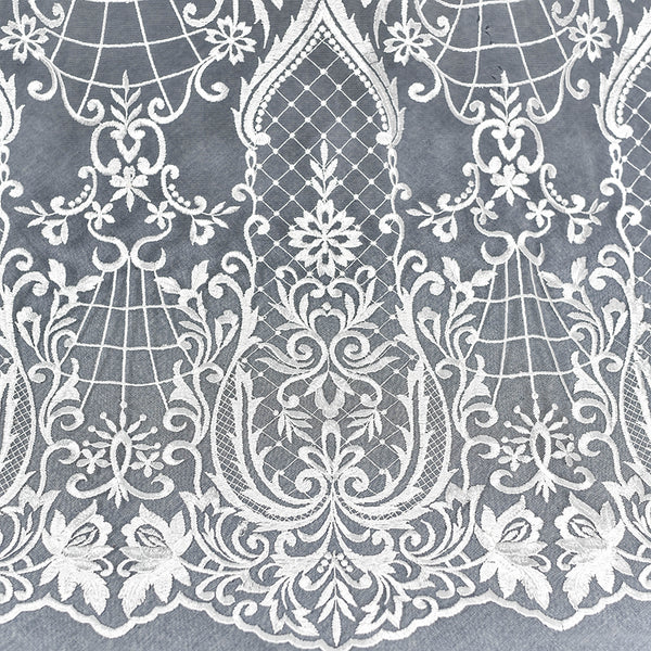 51” Width Classical European Style Wedding Lace Bridal Veil Lace Fabric by the Yard