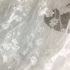 120cm Width x 95cm Length Abstract Dandelion Floral Embroidery Lace Fabric