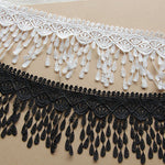 3 Yards of 8cm Width Embroidery Lace Tassle