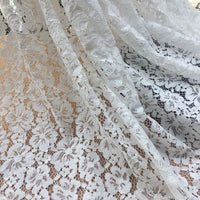 1.5 Meter x 1.5 Meter Poppy Floral Lace Fabric