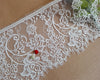 3 Yards of 17cm Width Eyelash Lace Embellishment Fabric Trim