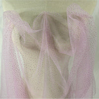 59” Width Glittering Mesh Sequins Foil Tulle Lace Fabric by the Yard