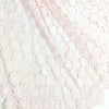 125cm Width x 95cm Length Premium Pink Hollow-out Floral Embroidery Lace Fabric