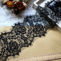 3 Yards of 13.5cm Width Premium Eyelash Lace Trim