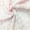 125cm Width x 95cm Length Premium Pink Hollow-out Floral Embroidery Lace Fabric