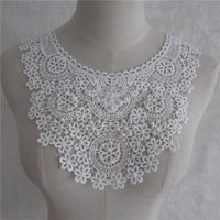 29cm x 32cm All-match Hollow-out Petal Floral Embroidery Lace Motif