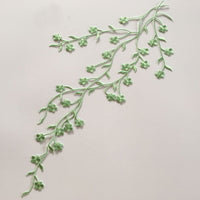 47cm Length Plum Blossom Branch Embroidery Applique