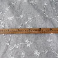 280cm Width Floral Pattern Embroidery Fabric for Curtain Veil by the Yard